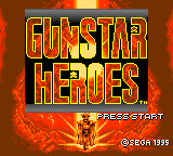 Заставка игры Gunstar Heroes
